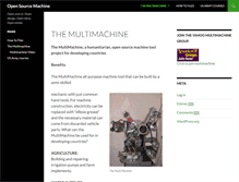 Tablet Screenshot of opensourcemachine.org